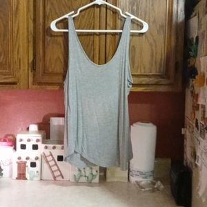 Grey open back Shirt